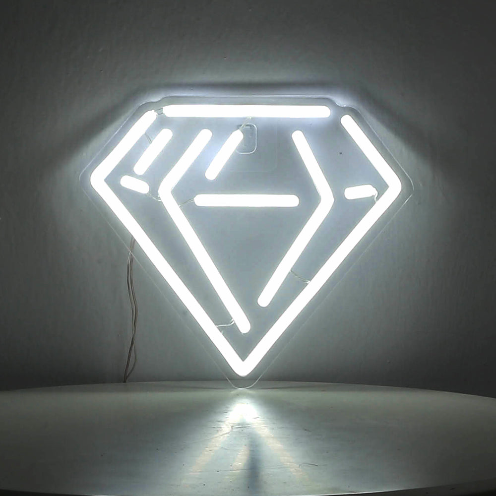 DIAMOND shape LED Neon Sign Jewelry Shape for Valentine's Day