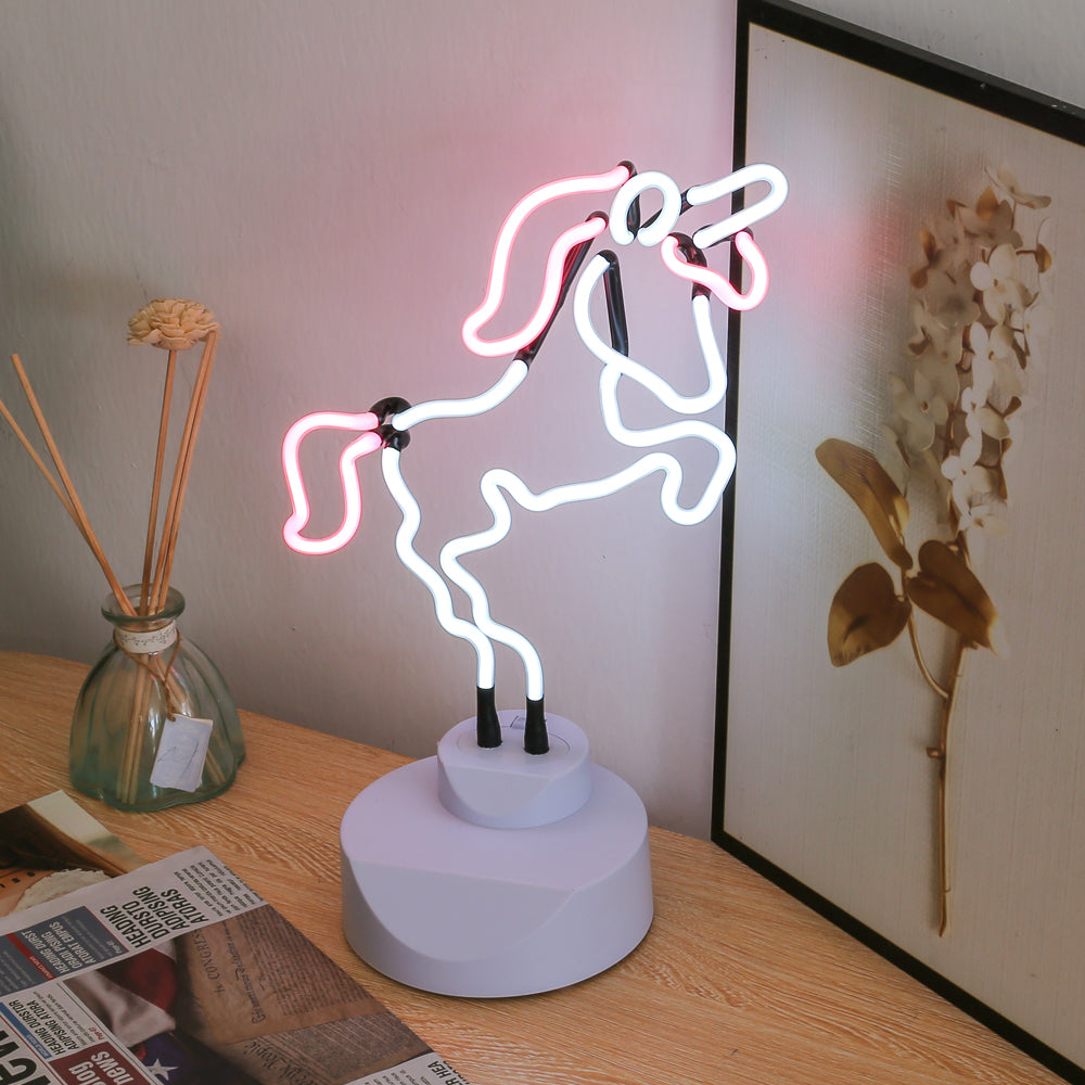 Horse Shaped LED Neon Sign Decorative Gift