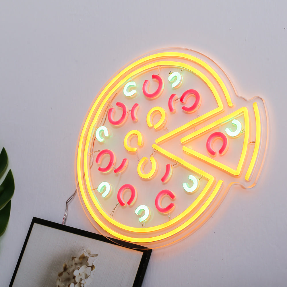 Pizza shape LED neon signs