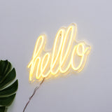 HELLO LED Neon Sign light