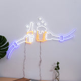 Neon Led Sign for wine  Wall Hanging Birthday Gift