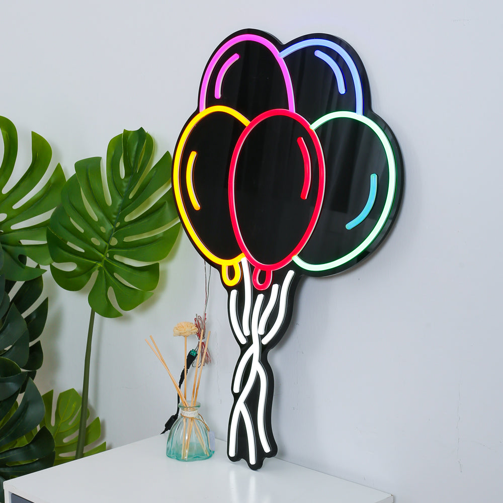 Colorful Balloon Led Neon Sign Lights for Child Gift wall hanging