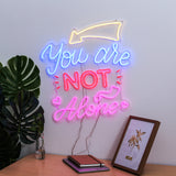 You Are Not Alone Wall LED Neon Sign café bar