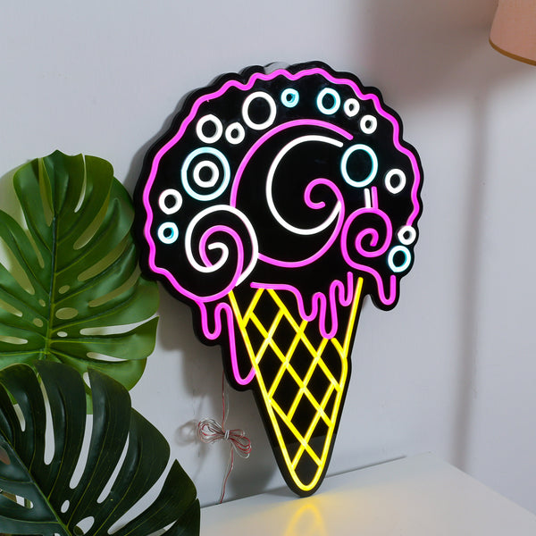 ICE cream LED neon sign