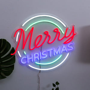 Merry Christmas LED neon sign for festival decoration