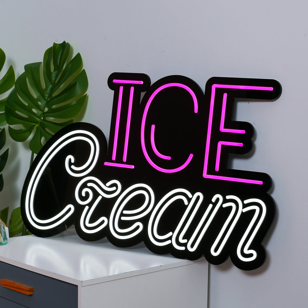 ICE cream LED neon sign