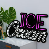 ICE cream LED neon sign