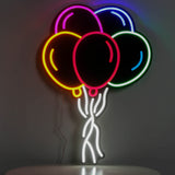 Colorful Balloon Led Neon Sign Lights for Child Gift