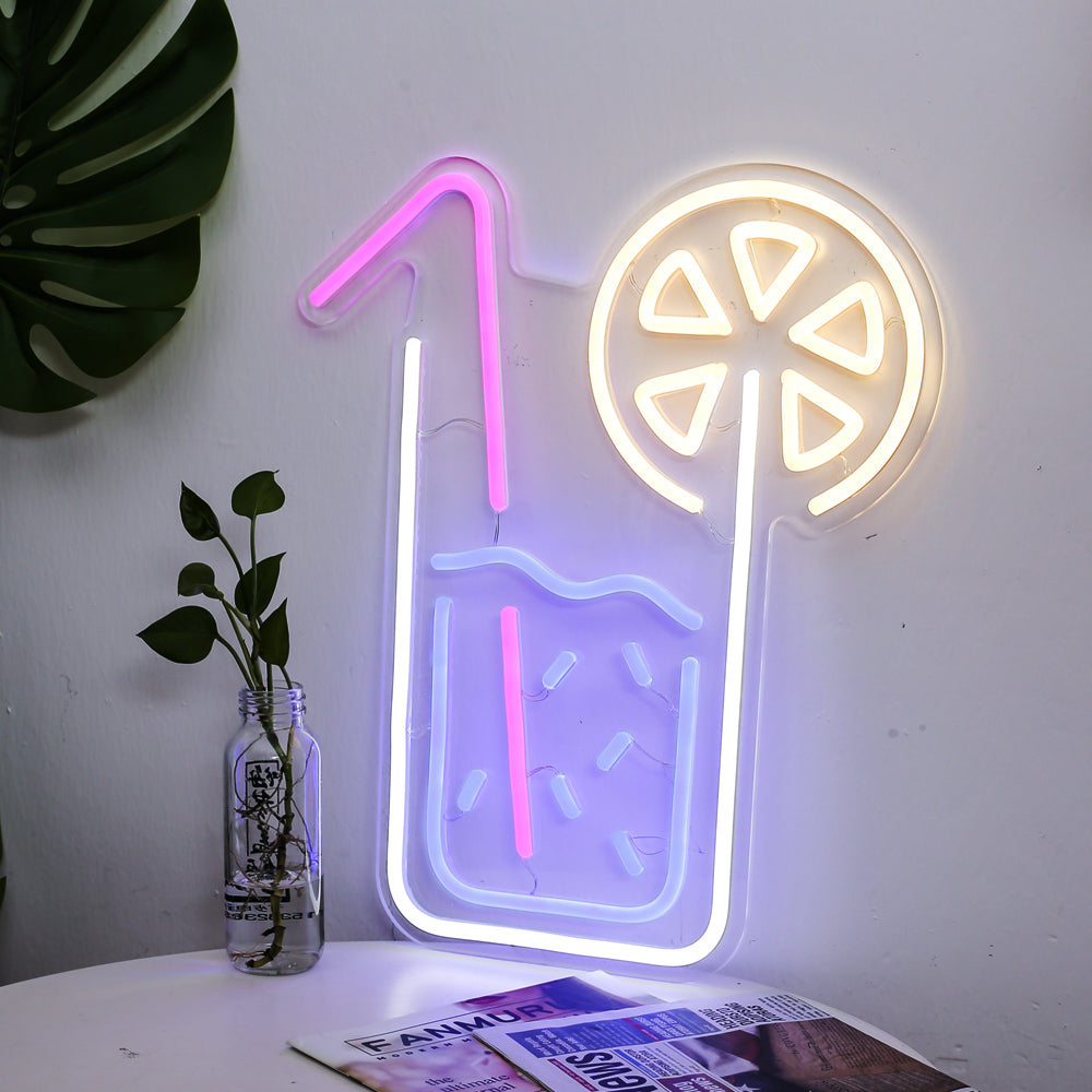 Lemon Juice Neon Sign Wall Décor Light