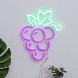 Yellow Lemon Cherry Fruit Wall Neon Sign for Gift