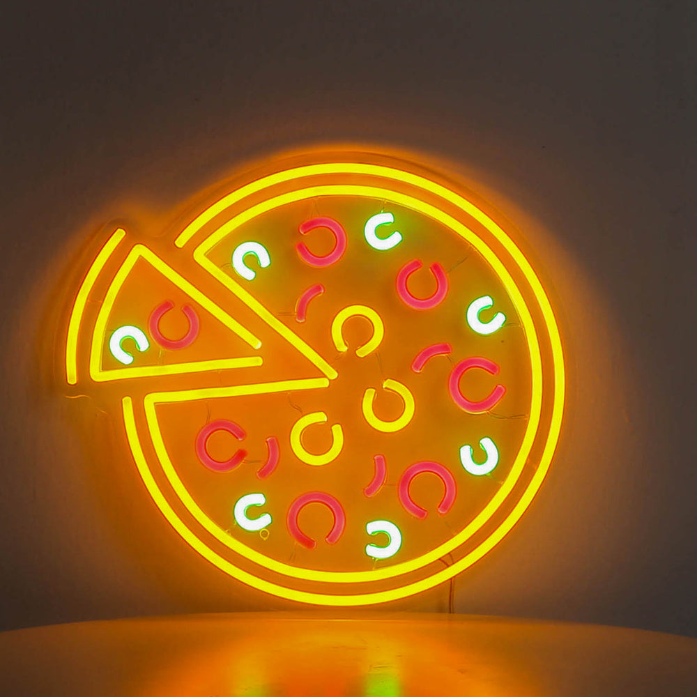 Pizza shape LED neon signs