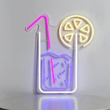 Lemon Juice Neon Sign Wall Décor Light