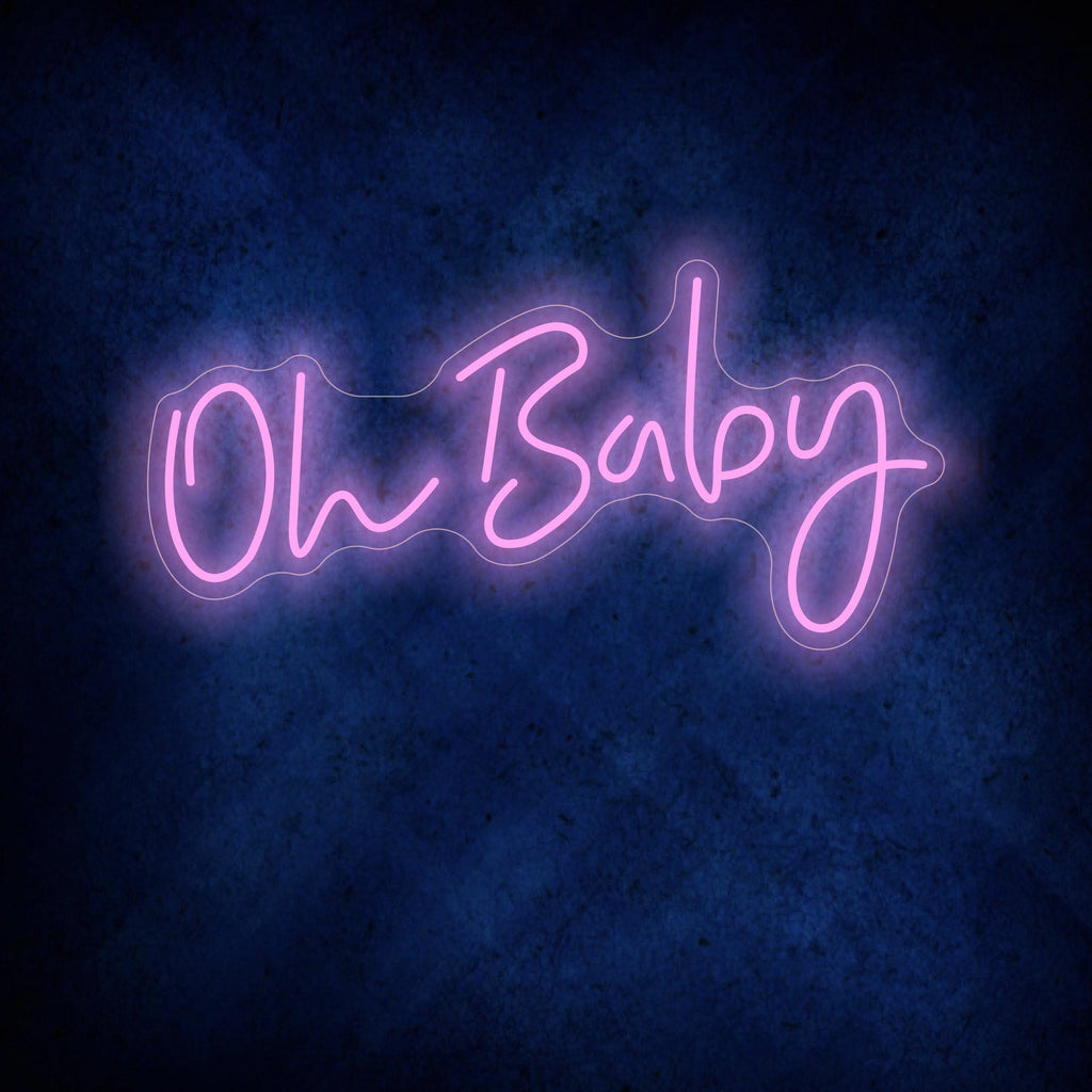 Oh Baby Neon Sign