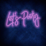 Let's Party Neon Sign