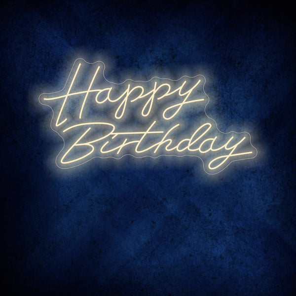 Happy Birthday LED Neon Sign