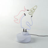 Unicorn glass tube Desk Lamp Neon Sign