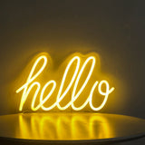 HELLO LED Neon Sign light