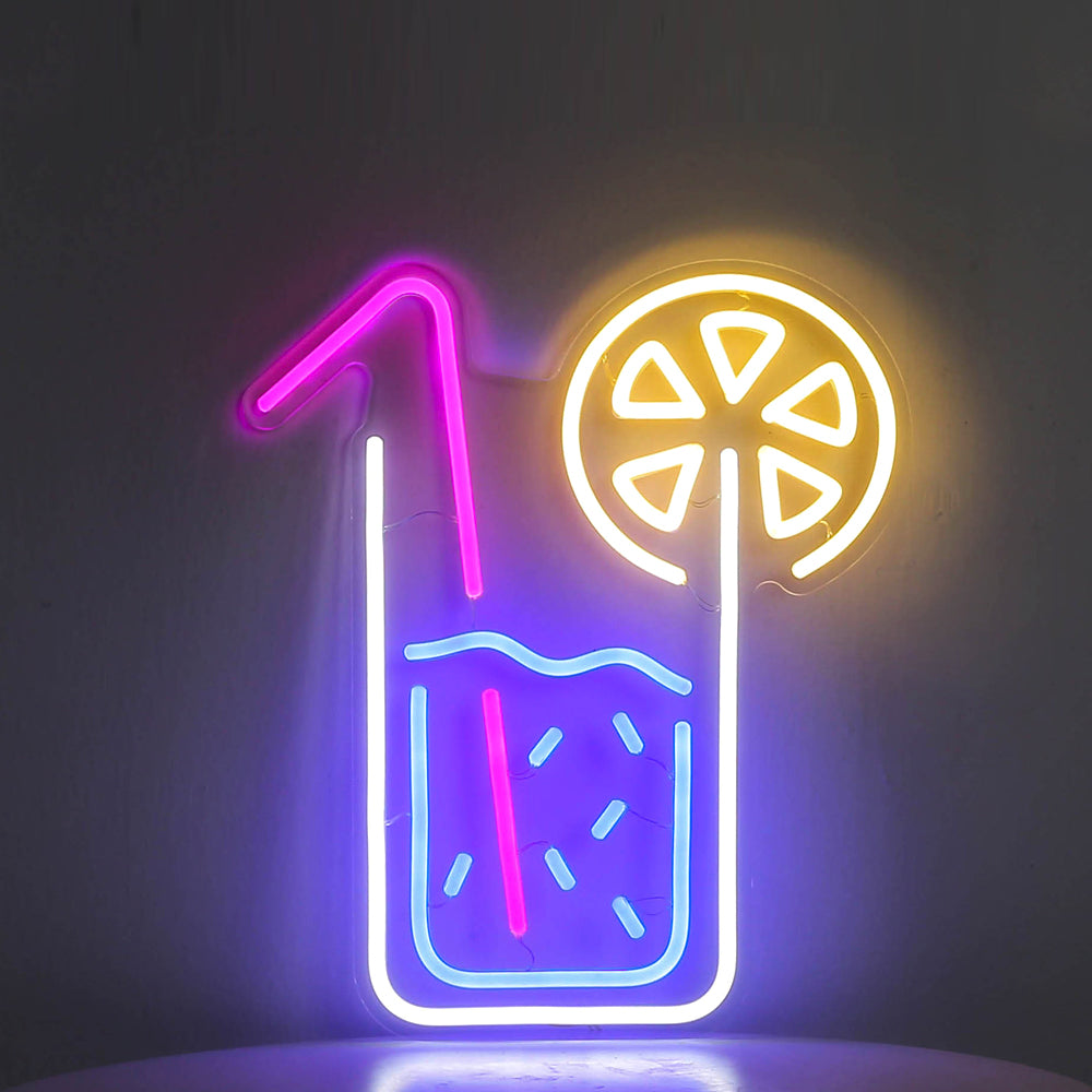 Lemon Juice Neon Sign Wall Décor Light