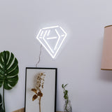 DIAMOND shape LED Neon Sign Jewelry Shape for Valentine's Day