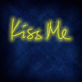 Kiss Me Love Valentine Romantic Neon Sign