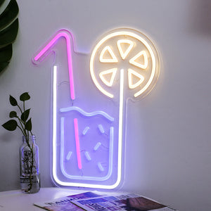 Lemon Juice Neon Sign Wall Décor Light