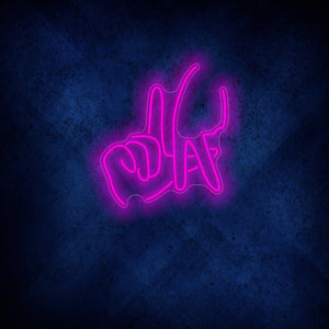 Hand in Hand Neon Sign