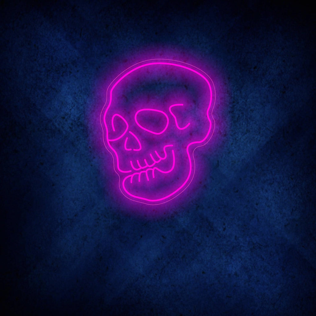 Skull Head Neon Sign