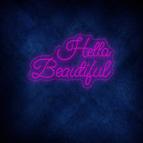 Hello Beautiful Neon Sign