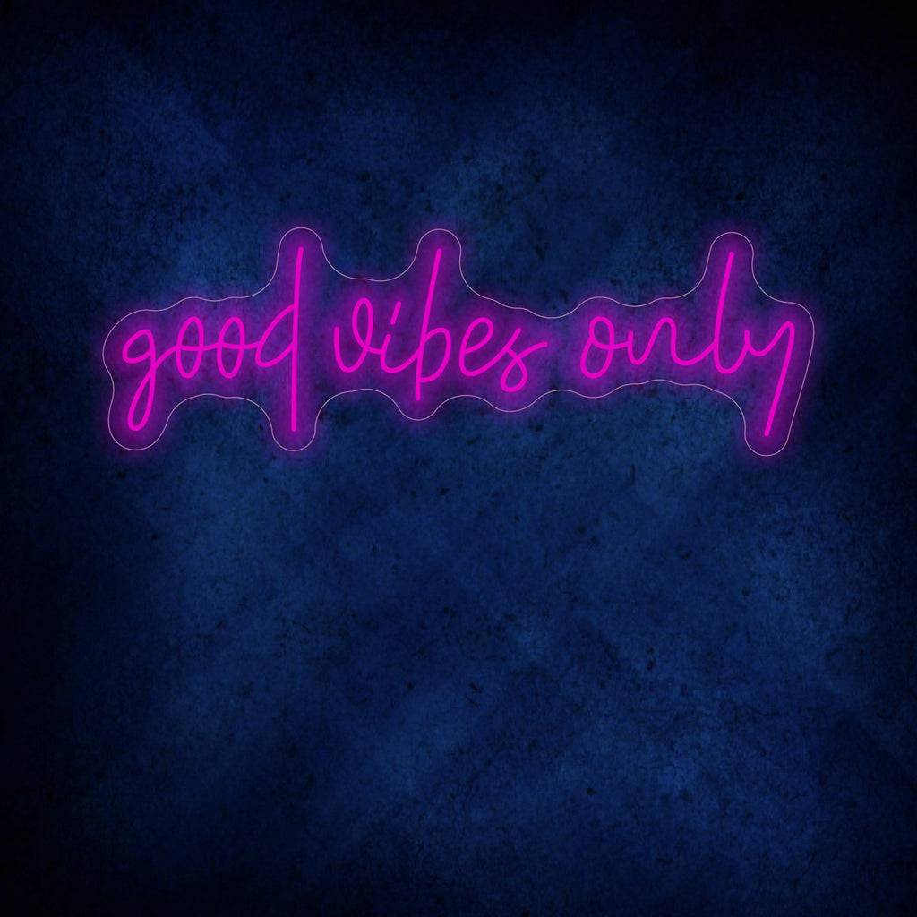 Good Vibes Only Neon Sign