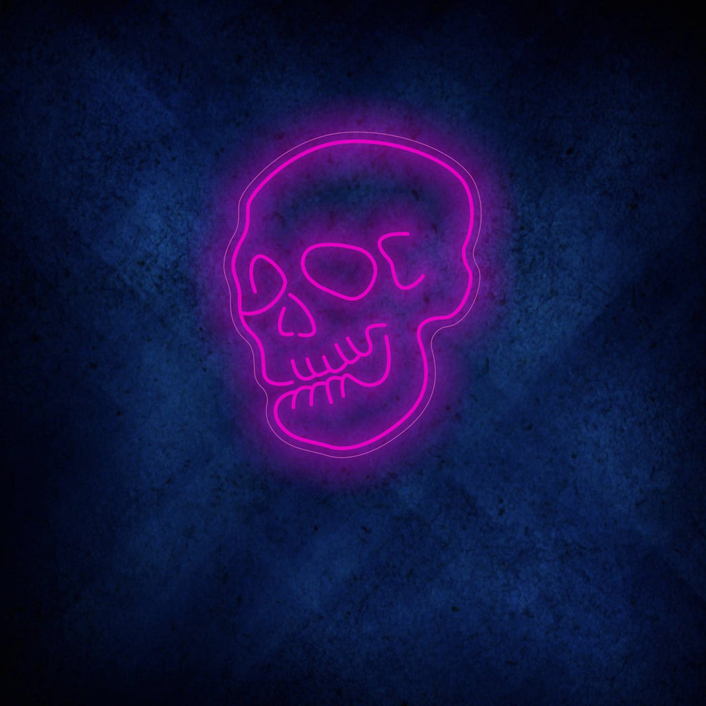 Skull Head Neon Sign