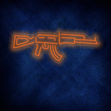 AK-47 Gun Neon Signs