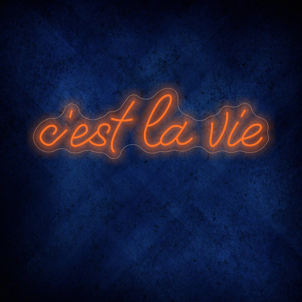 C'est La Vie Neon Sign