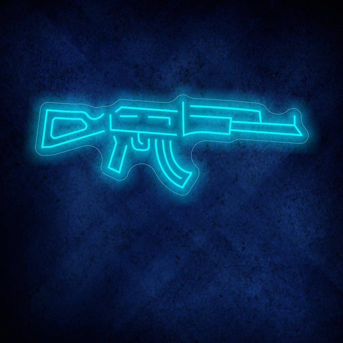 AK-47 Gun Neon Signs