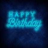 Happy Birthday Neon Sign