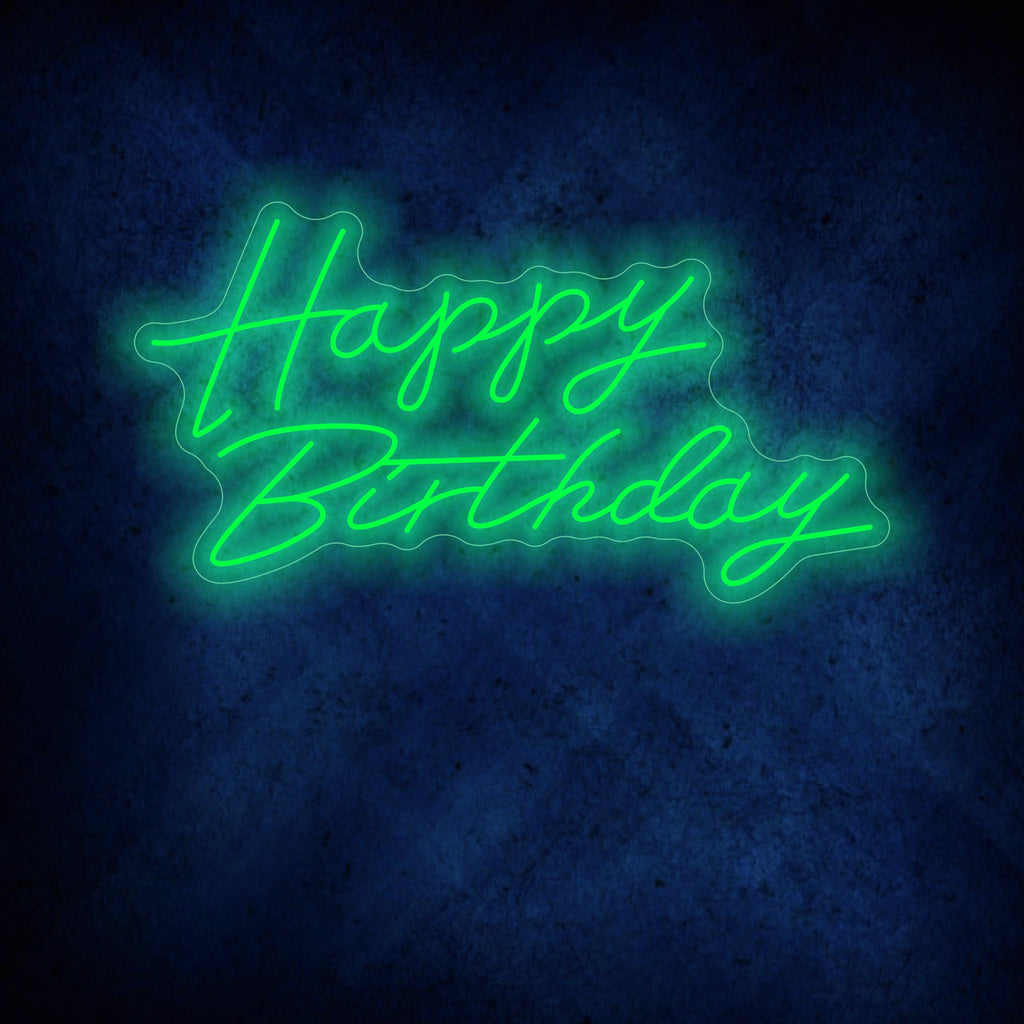 Happy Birthday LED Neon Sign