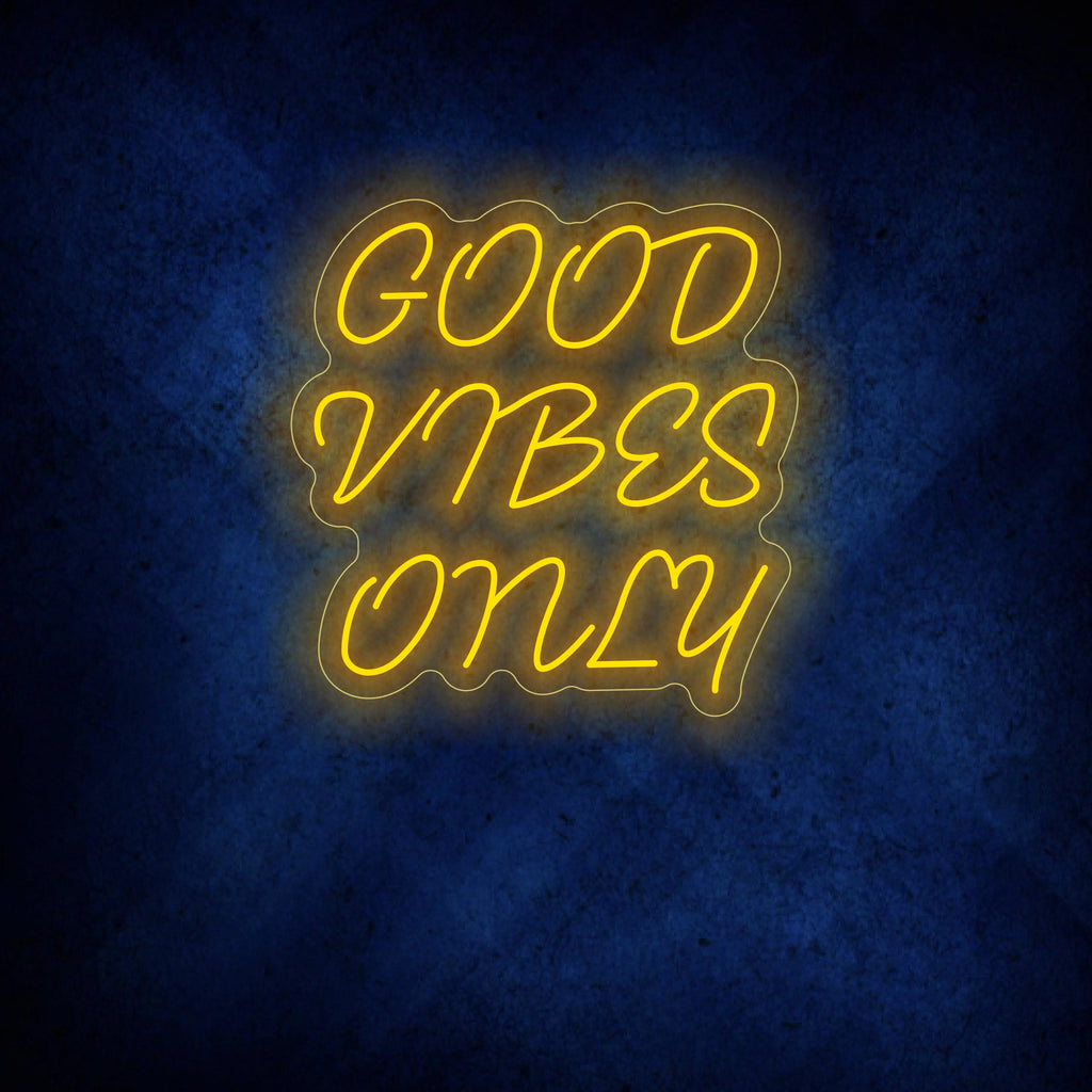 Good Vibes Only Neon Sign